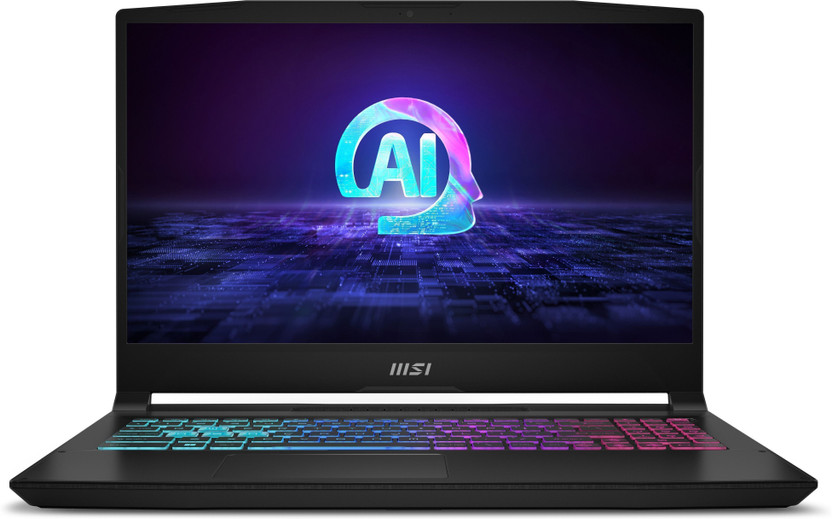 MSI Katana A15 AMD Ryzen 7 Octa Core 8840H - (16 GB/512 GB SSD/Windows 11 Home/6 GB Graphics/NVIDIA GeForce RTX 4050) Katana A15 AI B8VE-481IN Gaming Laptop(15.6 Inch, Black, 2.25 Kg, With MS Office)