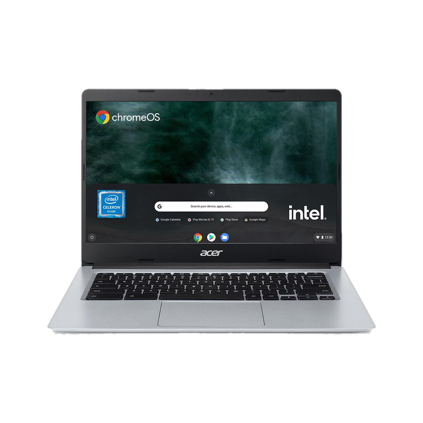 Acer Chromebook Intel Celeron Dual Core N4500 - (8 GB/64 GB EMMC Storage/Chrome OS) CB314-3H-C5QE/ CB314-3H-COBZ Chromebook(14 Inch, Silver, 1.45 Kg)