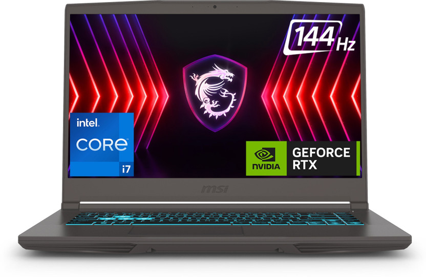 MSI Thin 15 Intel Core i7 13th Gen 13620H - (16 GB/512 GB SSD/Windows 11 Home/4 GB Graphics/NVIDIA GeForce RTX 3050/144 Hz) Thin 15 B13UC-124IN / Thin 15 B13UC-1804IN Gaming Laptop(15.6 Inch, Cosmos Gray, 1.86 Kg)