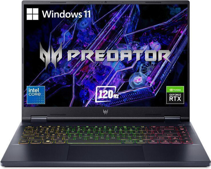 Acer Predator Helios Neo 14 AI PC Intel Core Ultra 7 155H - (16 GB/1 TB SSD/Windows 11 Home/6 GB Graphics/NVIDIA GeForce RTX 4050) PHN14-51 Gaming Laptop(14.5 Inch, Abyssal Black, 1.9 Kg)