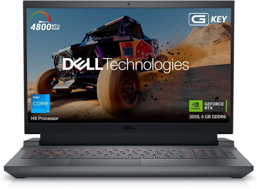 DELL G15 Microsoft Office Home 2024 Intel Core i5 13th Gen 13450HX - (16 GB/1 TB SSD/Windows 11 Home/6 GB Graphics/NVIDIA GeForce RTX 3050/120 Hz) G15 5530 Gaming Laptop(15.6 Inch, Dark Shadow Gray With Black Thermal Shelf, 2.65 Kg, With MS Office)