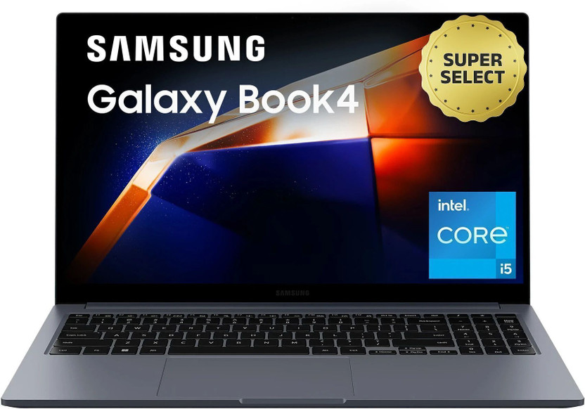 Samsung Galaxy Book4 Metal Intel Core i5 13th Gen 1335U - (8 GB/512 GB SSD/Windows 11 Home) NP750XGJ-KG1IN / NP750XGJ-LG1IN / NP750XGJ-LG6IN Thin and Light Laptop(15.6 Inch, Gray, 1.55 Kg, With MS Office)