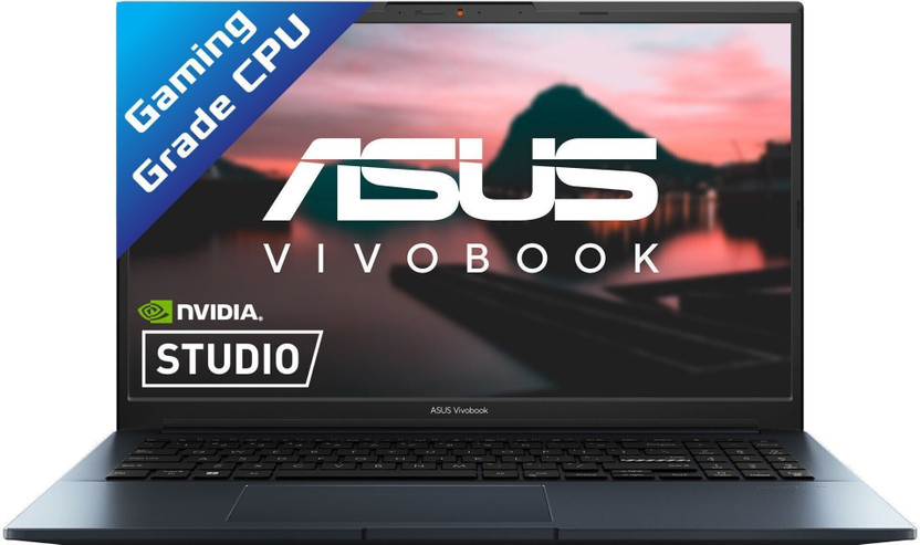 ASUS Vivobook Pro 15 For Creator, AMD Ryzen 5 Hexa Core 5600HS - (8 GB/512 GB SSD/Windows 11 Home/4 GB Graphics/NVIDIA GeForce RTX 2050/144 Hz/50 TGP) M6500QF-HN521WS Gaming Laptop(15.6 Inch, Blue, 1.80 Kg, With MS Office)