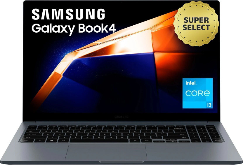 Samsung Galaxy Book4 Metal Intel Core i3 13th Gen 1315U - (8 GB/512 GB SSD/Windows 11 Home) NP750XGJ-LG9IN Thin and Light Laptop(15.6 Inch, Grey, 1.55 Kg, With MS Office)