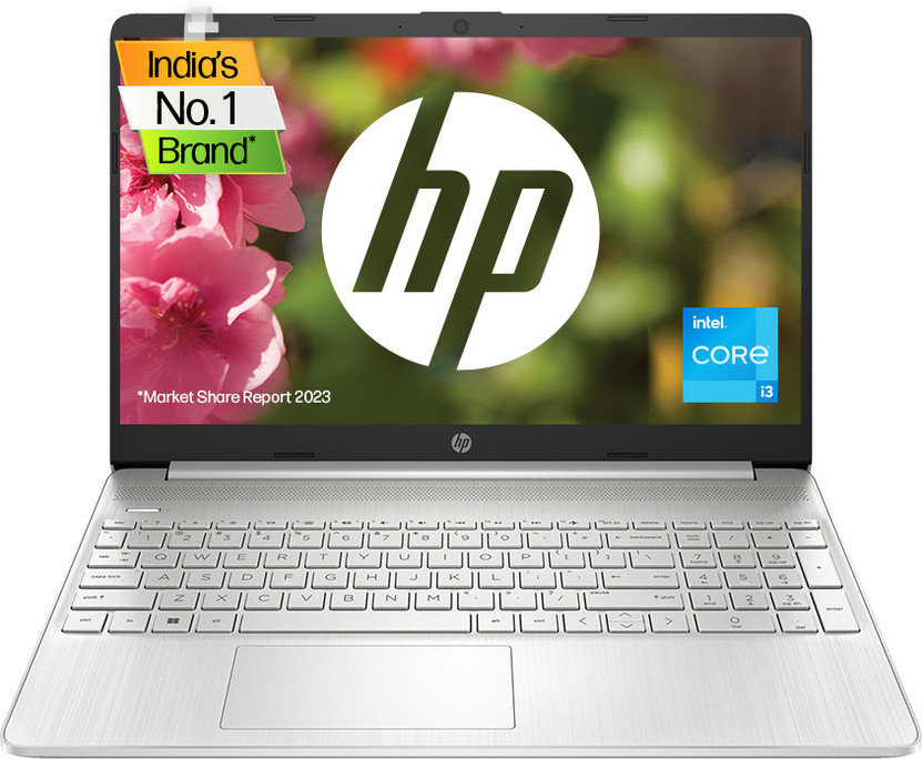 HP Intel Core i3 12th Gen 1215U - (8 GB/512 GB SSD/Windows 11 Home) 15s-fy5006TU Thin and Light Laptop(15.6 Inch, Natural Silver, 1.69 kg, With MS Office)