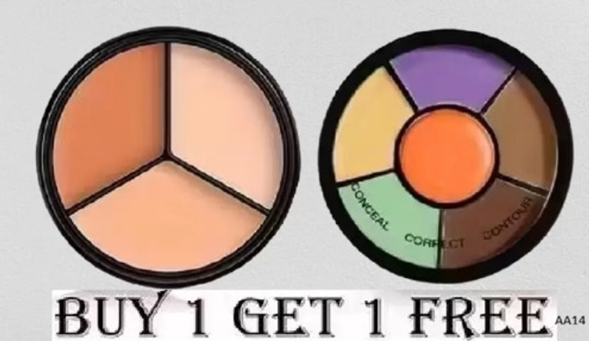 MISS BELLA Concealer Palette – Shade Concealer 3+6-in-1 Conceal, Contour & Correct. A14 Concealer(Multicolour, 30 ml)