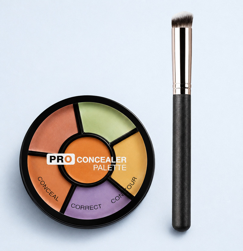 Velissa paris Concealer With Full Coverage 6-IN-1 Shades, highly Premium quality Concealer(multi, 15 ml)
