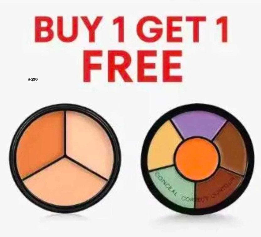 Velissa paris 3 IN 1 + 6 IN 1 CONCEALER | GLOSSY LOOK | COMBO PACK aq26 Concealer(multi, 22 ml)