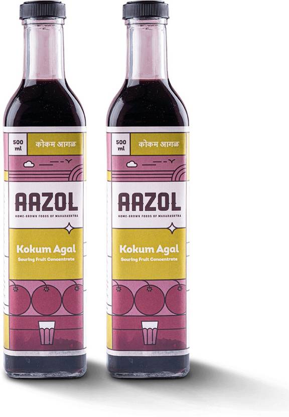 Aazol Kokum Agal Pure Fruit Extract 1L (Pack of 2 X 500ml) Price