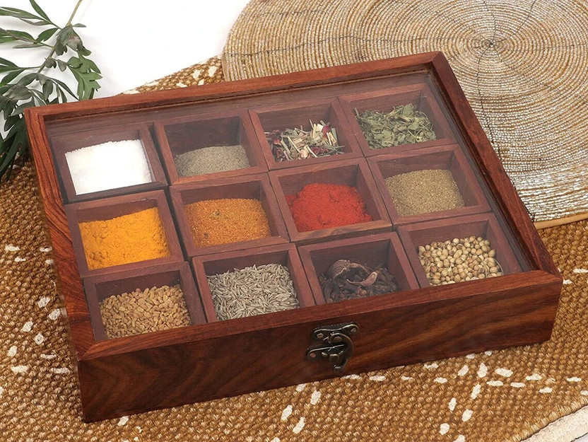 iqra handicrafts Spice Set Wooden(1 Piece)