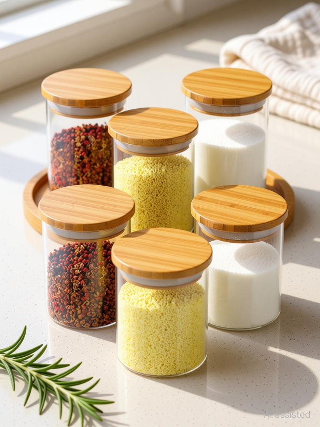 MOOZICO Spice Set Glass(6 Piece)