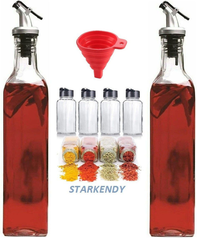 STARKENDY Salt & Pepper Set Glass(7 Piece)