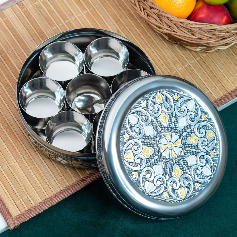 NAVRANG Spice Set Stainless Steel(9 Piece)