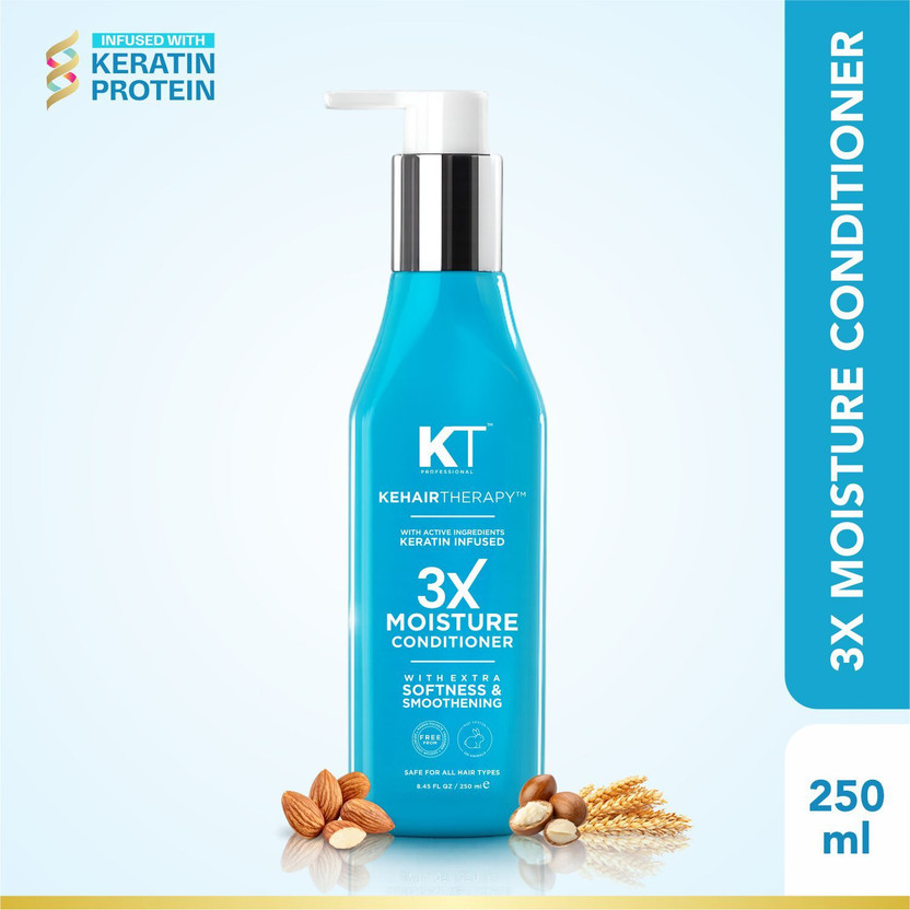 KEHAIRTHERAPY 3X Moisture Conditioner | Deep Hydration for Dry Hair | Keratin-Infused Formula(250 ml)