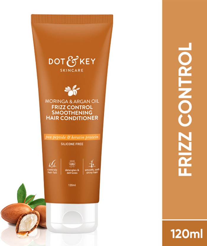 Dot & Key Moringa Argan Frizz Control Smoothing Hair Conditioner(120 ml)