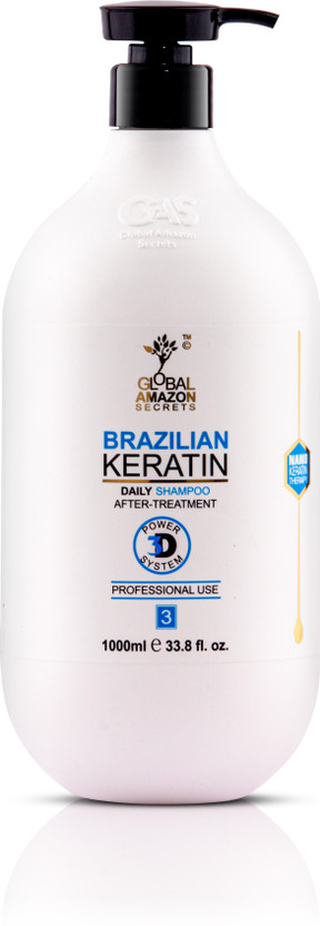 Global Amazon Secrets Brazilian Keratin Shampoo with Professional - NEW & ORIGINAL PACKAGING(1 L)