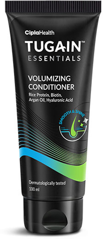 Cipla Tugain Essentials Volumizing Conditioner | Adds Smoothness & Shine |(100 ml)