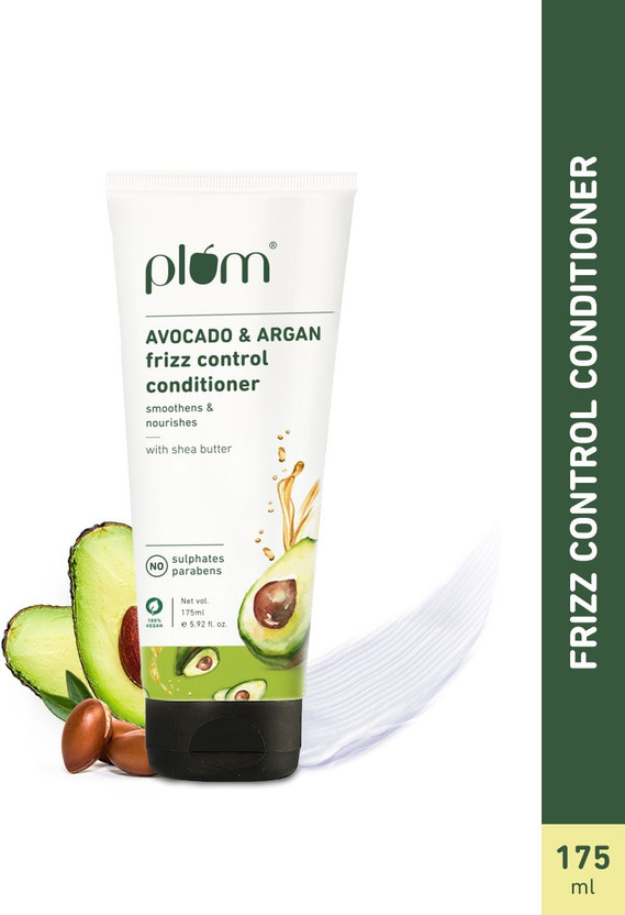 Plum Avocado & Argan Oil Conditioner, Shea Butter-Dry, Frizzy, Curly Hair(175 ml)