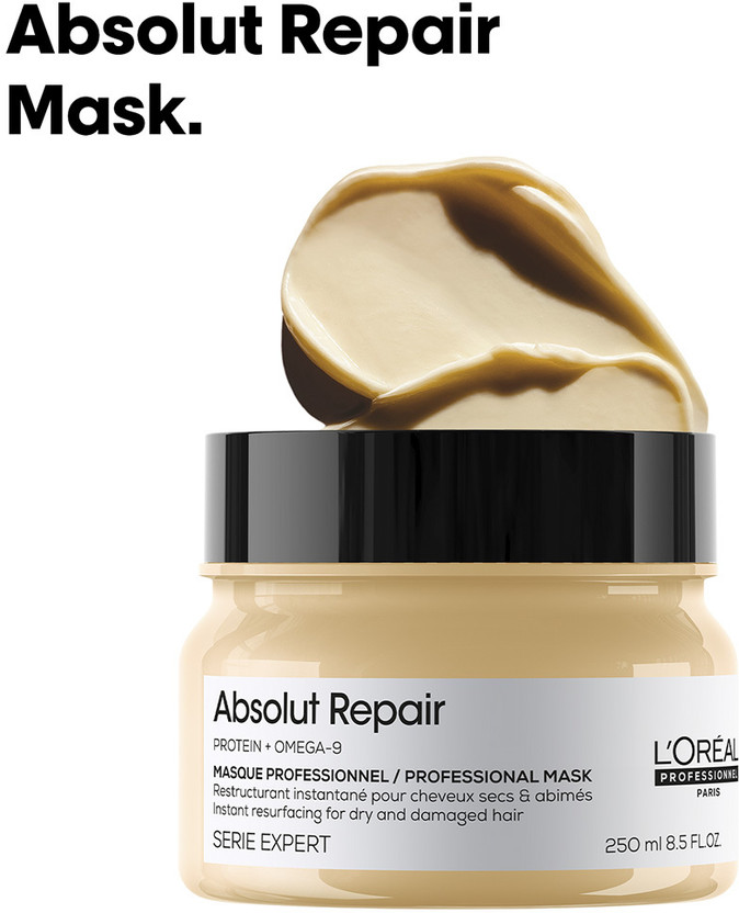 L'Oréal Professionnel Repair Mask For Dry and Damaged Hair 250ml WithProtein & Omega-9(250 ml)