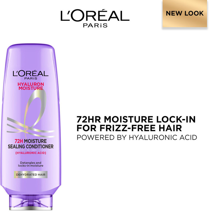 L'Oréal Paris Hyaluron Moisture 72H Moisture Sealing Conditioner| For Dry & Dehydrated Hair(175 ml)