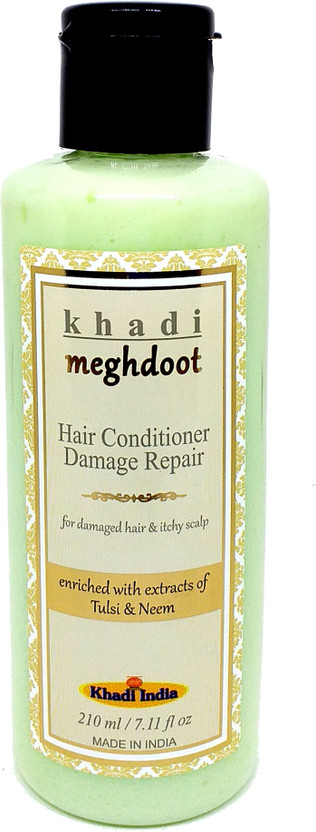Khadi Meghdoot Damage Repair Hair Conditioner with Tulsi and Neem(210 ml)