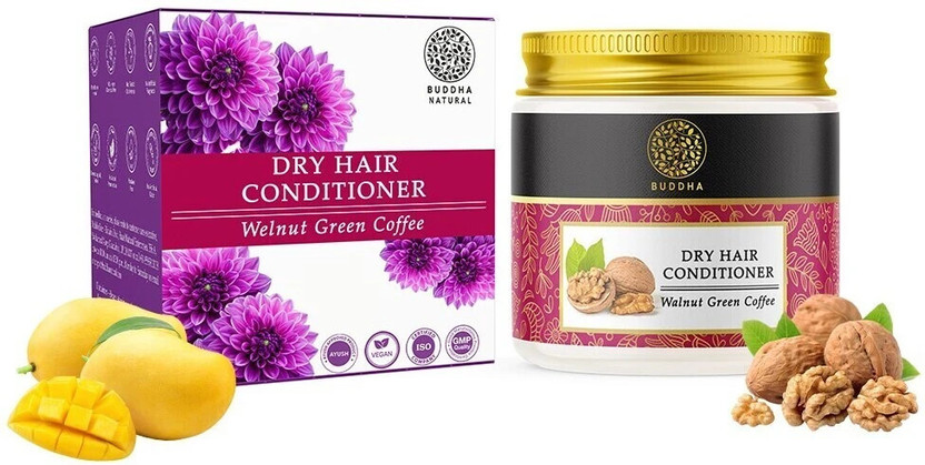 buddha natural Dry Hair Conditioner (100g, Ayush Certified) - Nourishes Dull & Damaged Hair(100 g)