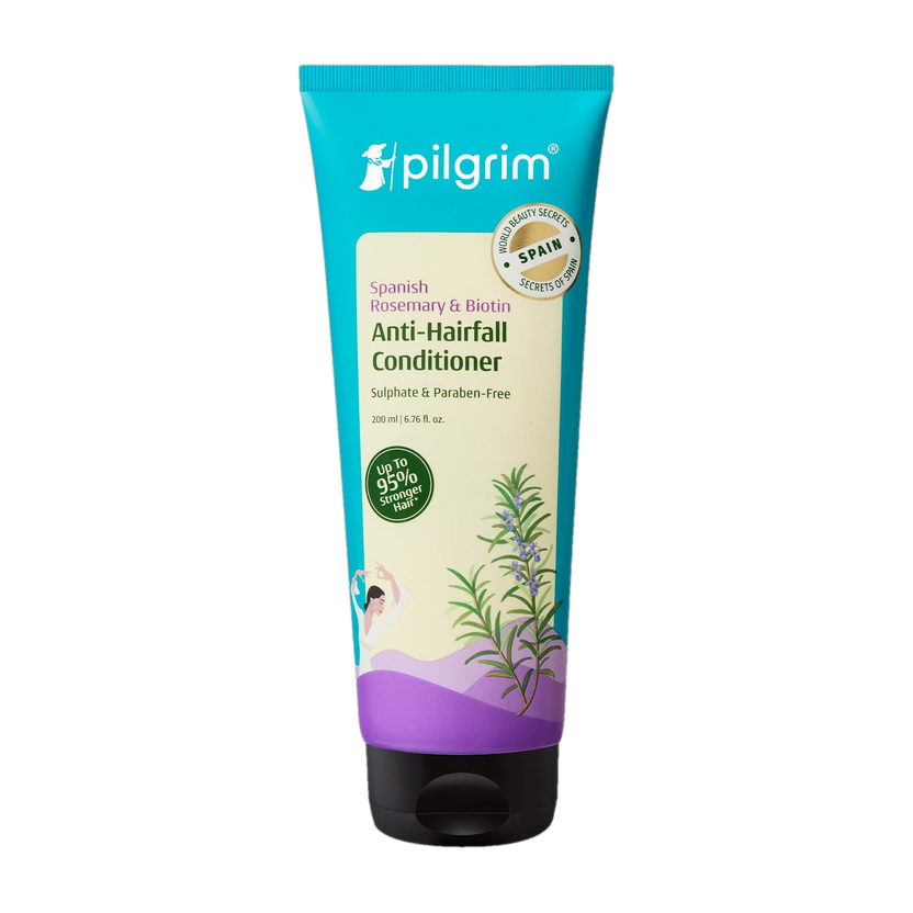 Pilgrim Spanish Rosemary & Biotin Anti-Hairfall Conditioner for Hairfall reduction(200 ml)