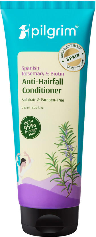 Pilgrim Spanish Rosemary & Biotin Anti-Hairfall Conditioner for Hairfall reduction(200 ml)