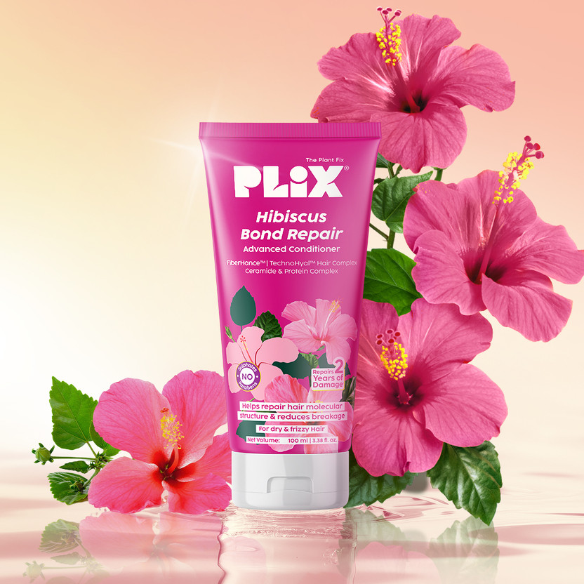 The Plant Fix Plix Hibiscus Bond Repair Advanced Conditioner | Repairs Hair Molecular Structure(100 ml)