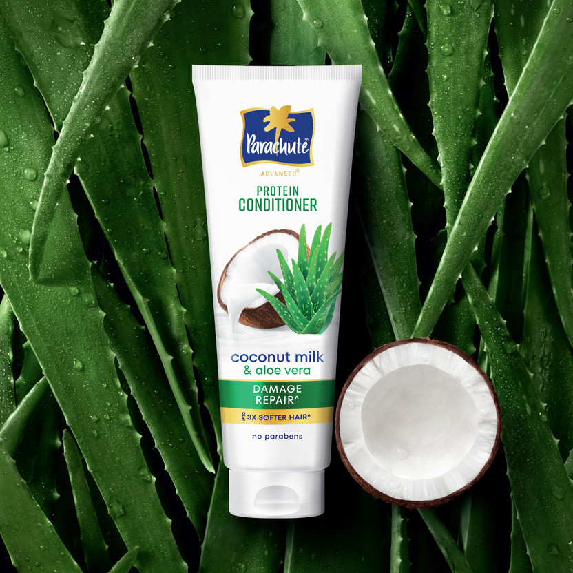 Parachute Advansed Protein Conditioner | Coconut Milk & Aloe Vera | Damage Repair | Paraben free(170 ml)