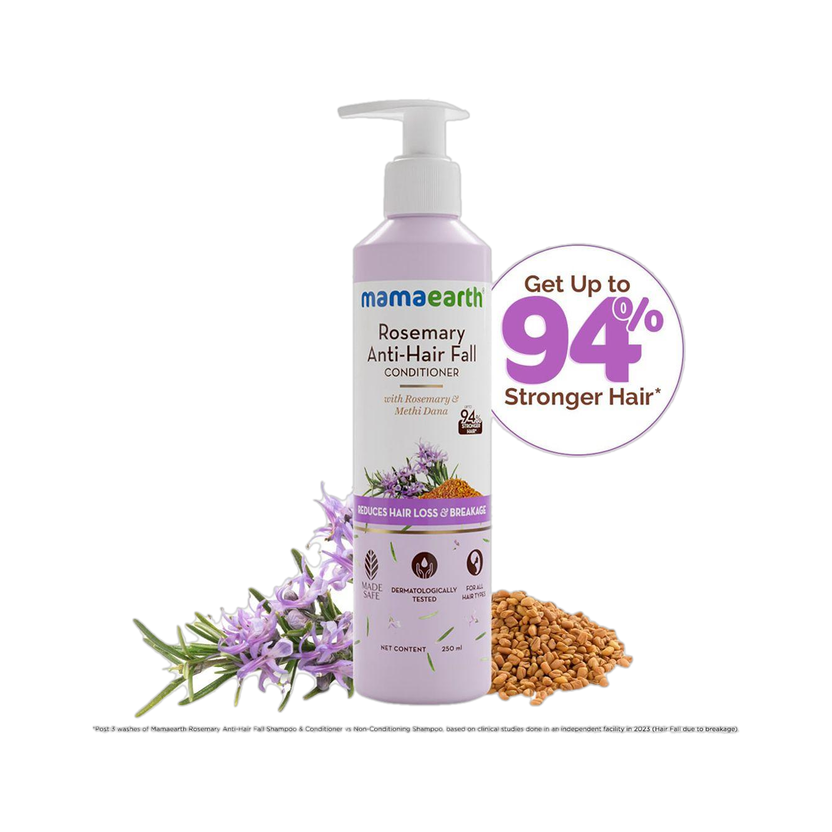 Mamaearth Anti-Hair Fall Conditioner-Rosemary & Methi Dana for Reducing Hair Loss(250 ml)