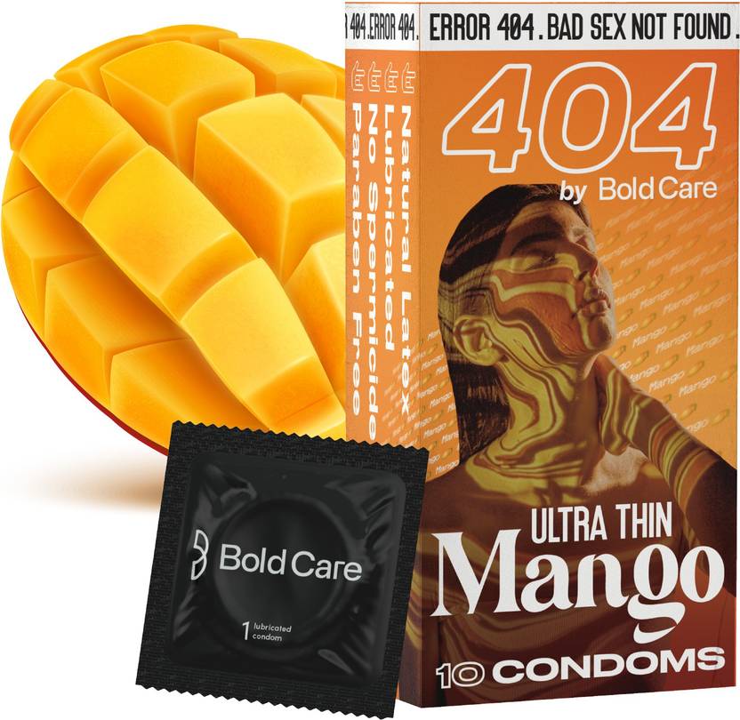 Bold Care Super Ultra Thin Mango Flavored Condoms For Men Condom Price