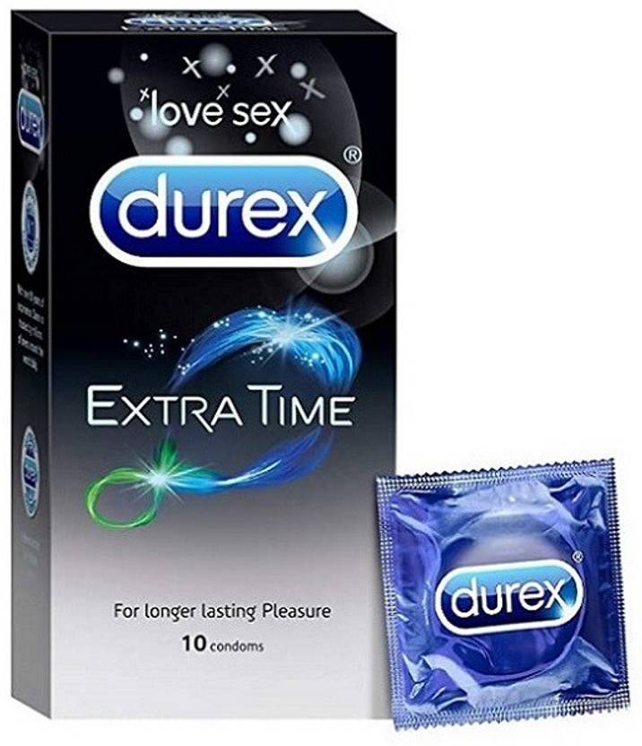 DUREX Extra Time Condoms for Men Performa Lubricant for Long Lasting