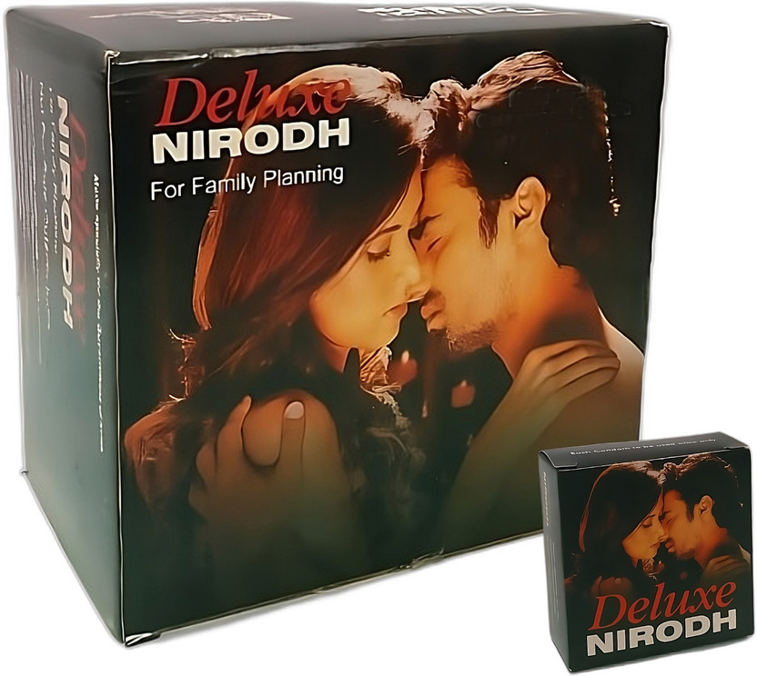 DELUXE Superior Quality Lubricated Violet Colored Electronically Tested Wholesale Pack Condom(Set of 48, 240 Sheets)