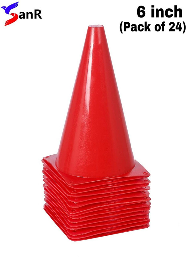 Fitdex Cone Marker Pack of 24(Red)