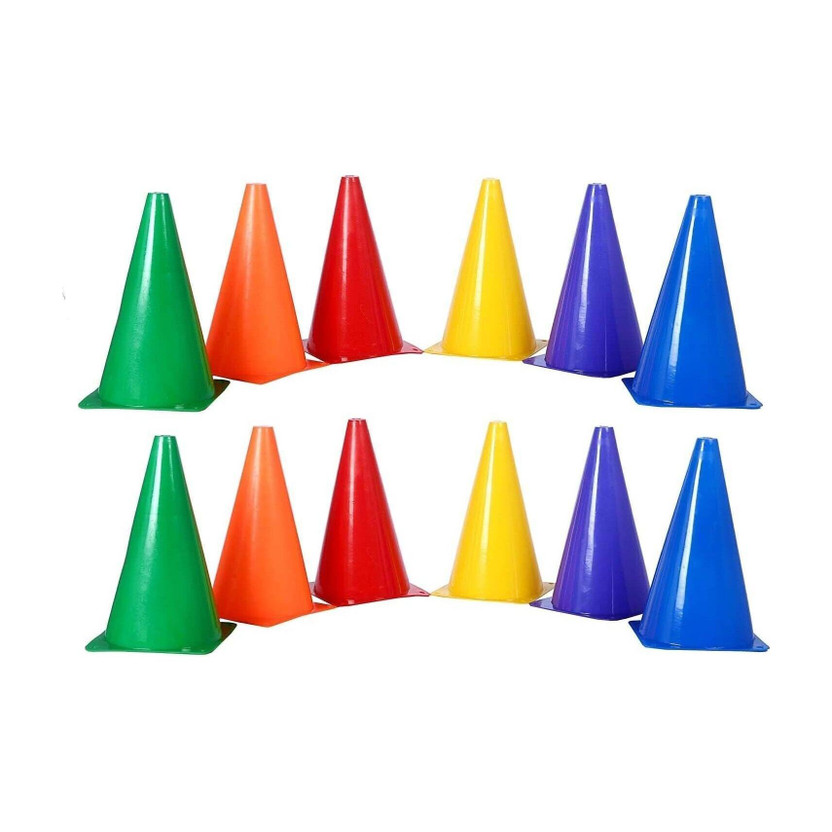 MRT SPORTS Cone Marker Pack of 12(Multicolor)