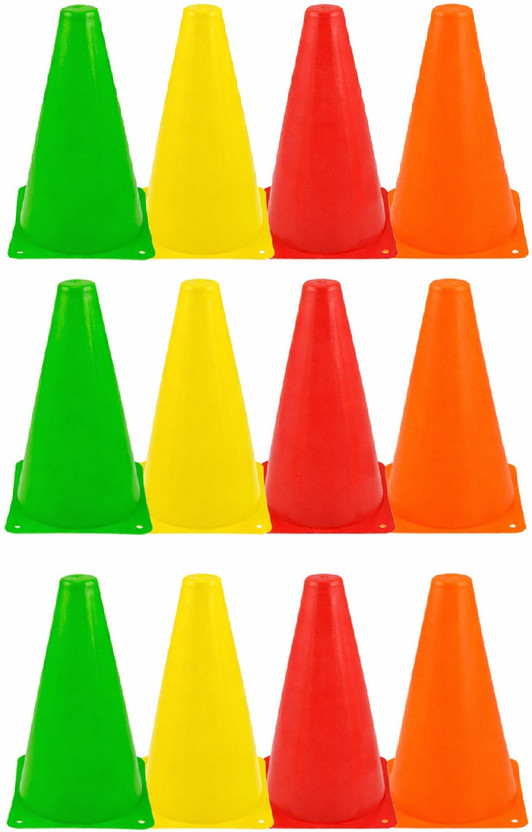 fitplayr Cone Marker Pack of 12(Multicolor)