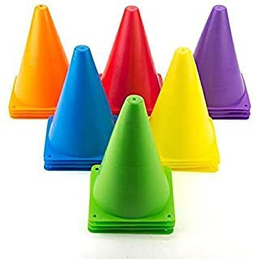 Aryan Sports Cone Marker Pack of 10(Multicolor)