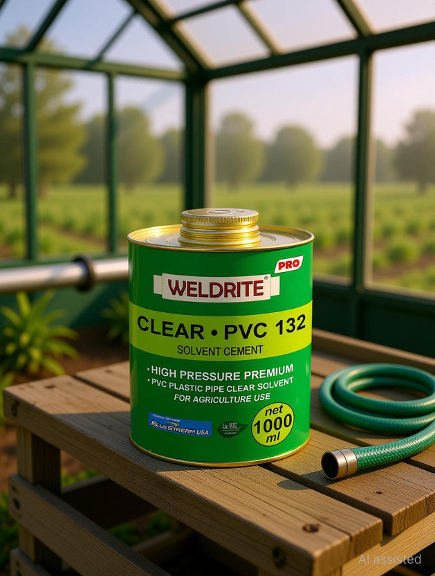 Weldrite PVC High Pressure Solvent Cement Contact Cement(1000 ml)
