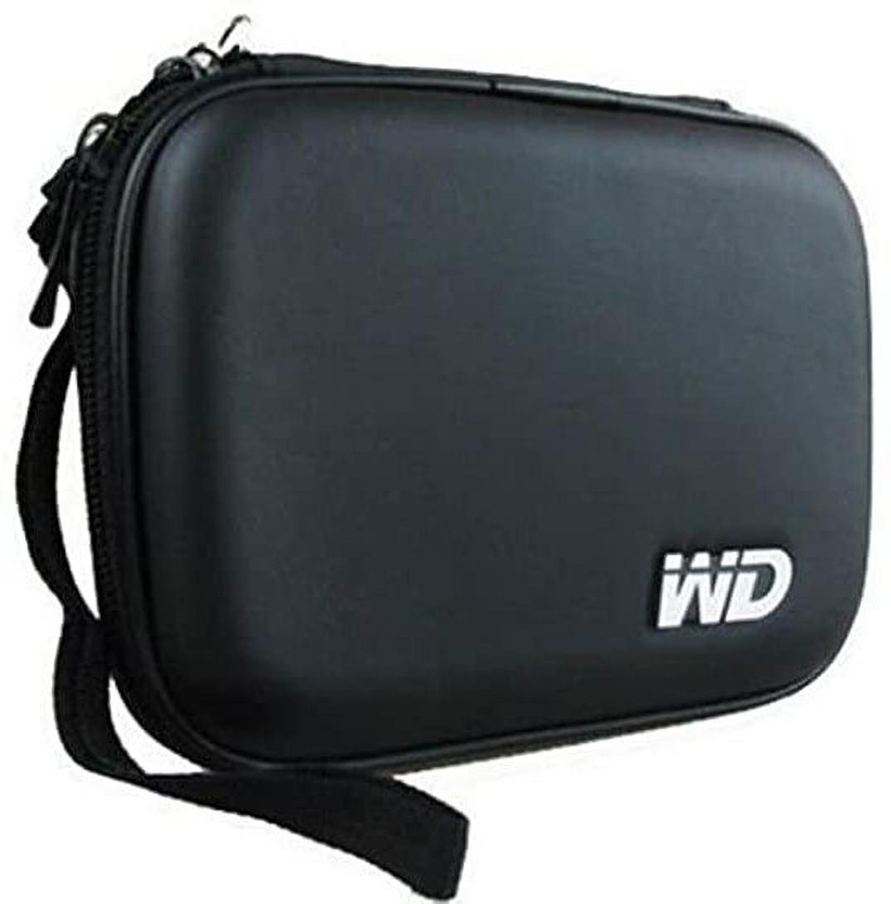 Shyama Pouch for Hard Drive Disk Portable Carrying Case Cover, pendrives, persnol documents, power bank(Black, Hard Case, Pack of: 1)