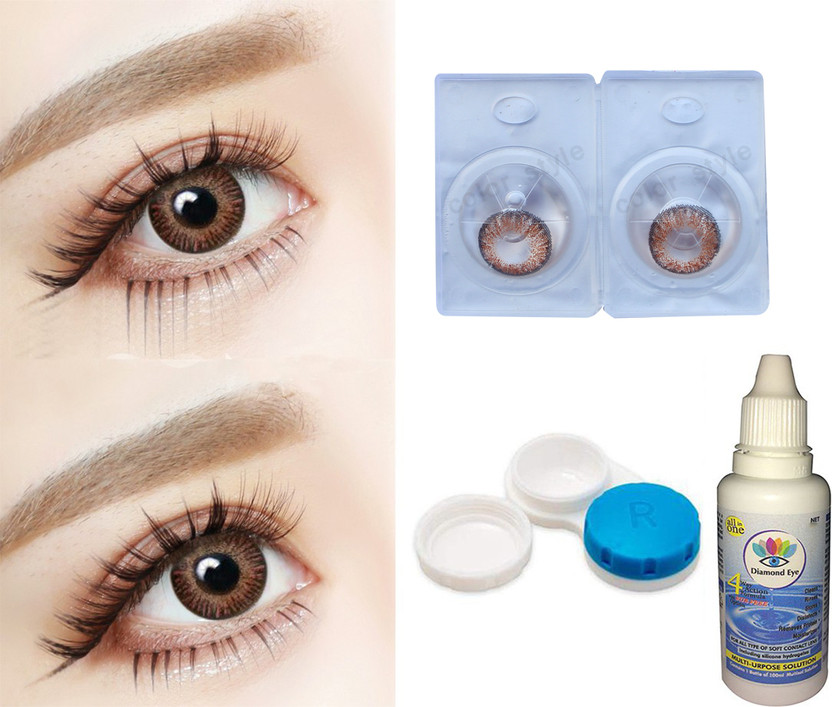 soft eye Daily Disposable(0.00, Colored Contact Lenses, Pack of 1)