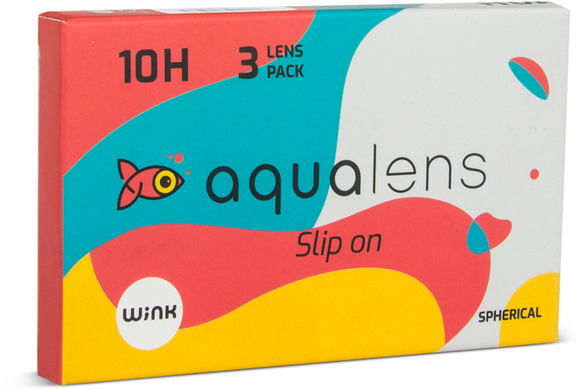 Aqualens Monthly Disposable(-6, Contact Lenses, Pack of 3)