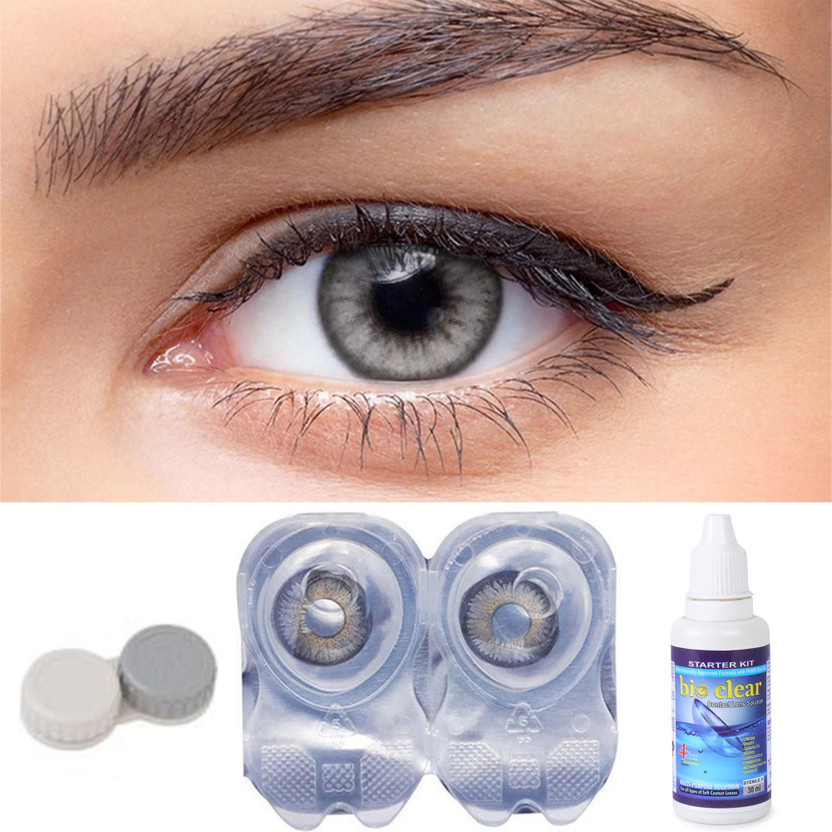 Freddy Monthly Disposable(0, Colored Contact Lenses, Pack of 2)
