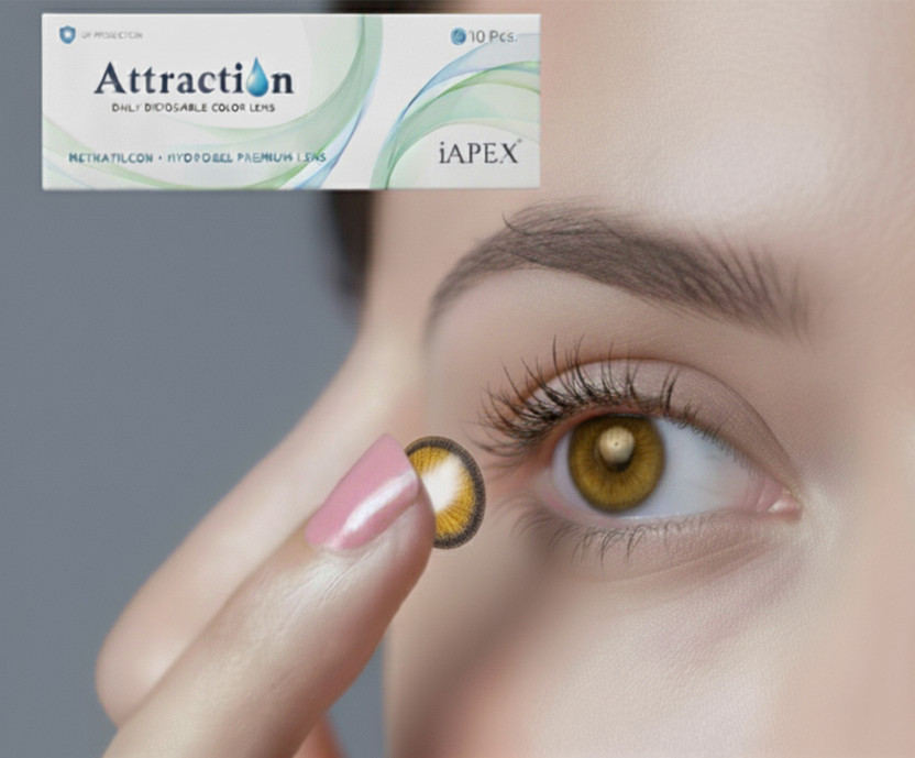 iapex Daily Disposable(0, Colored Contact Lenses, Pack of 10)