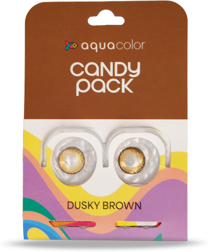 aquacolor Daily Disposable(0, Colored Contact Lenses, Pack of 2)
