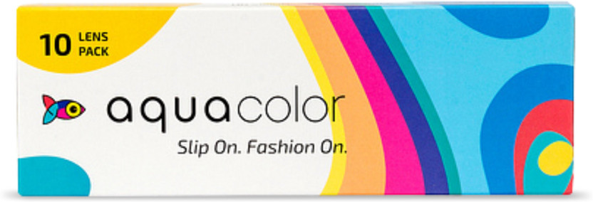 aquacolor Daily Disposable(0, Colored Contact Lenses, Pack of 10)
