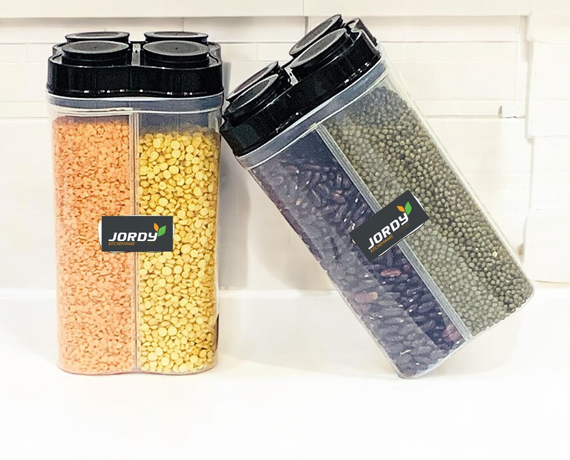 JORDY JORDY Plastic Grocery Container  - 2500 ml(Black) - Flipkart Deal