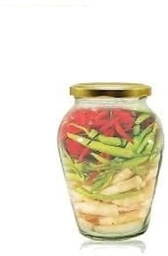 Flipkart SmartBuy Glass Pickle Jar  - 1000 ml(Clear)