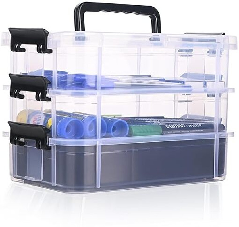 Zymrek Plastic Utility Container  - 1 L(Black)