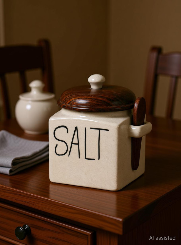 OCEAN OCEAN STORE Ceramic Grocery Container  - 900 ml(Beige) - Flipkart Deal